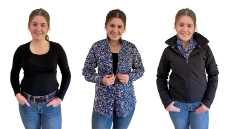 how to layer shirts and keep warm this winter
