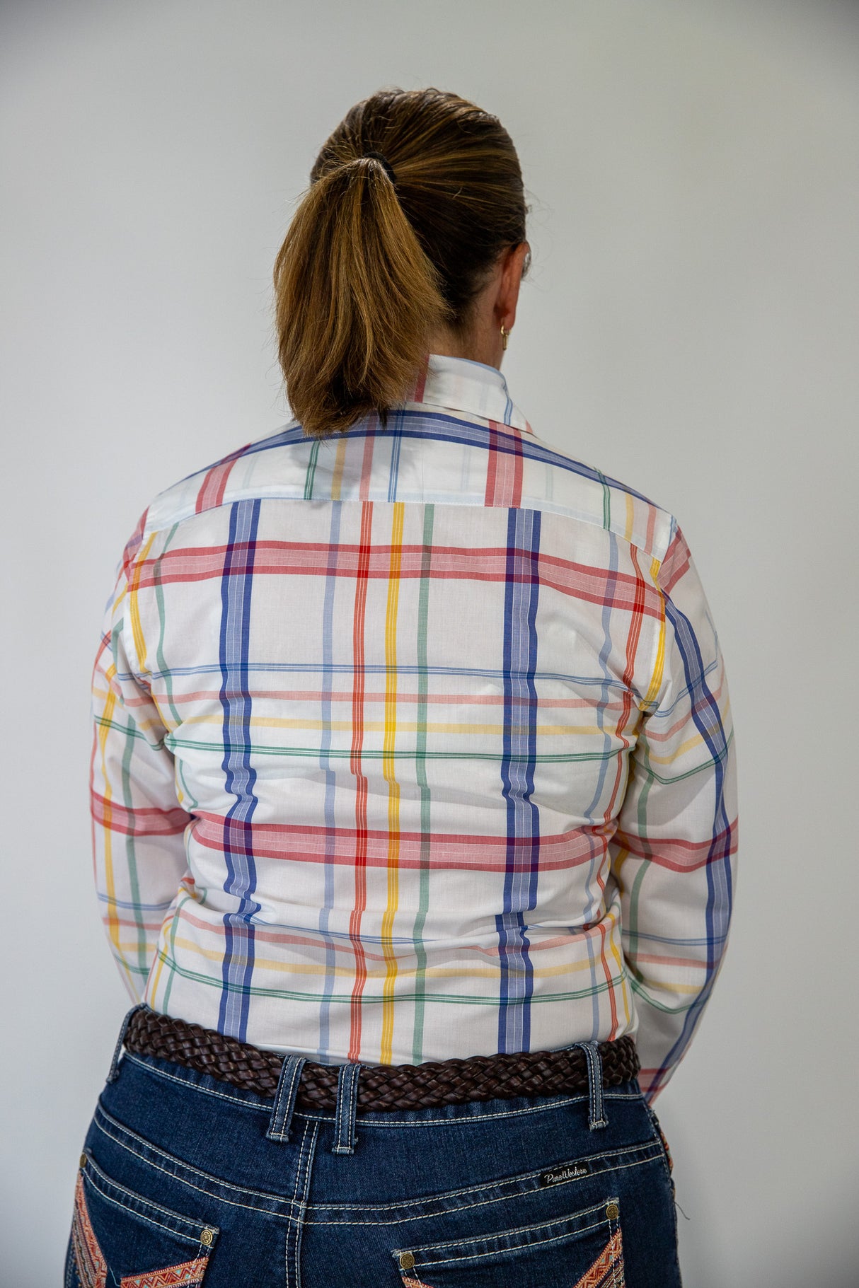 Fiona - Collared Long Sleeve Cotton Shirt