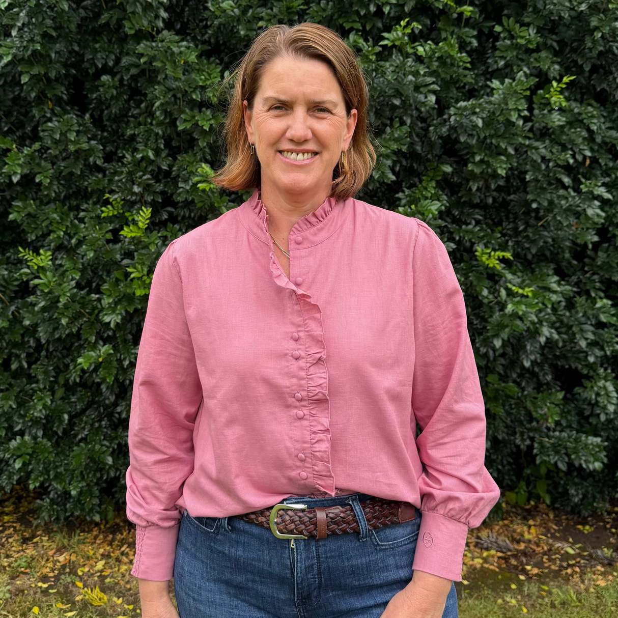 Elise - Light Blue Blouse