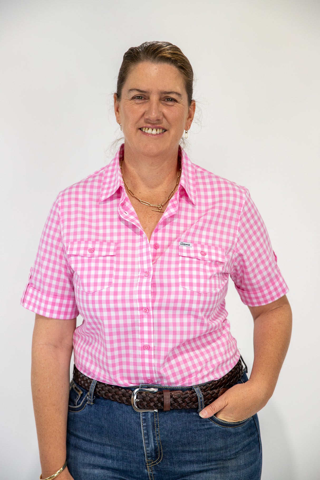 Victoria - SHORT Sleeve Cotton Shirt