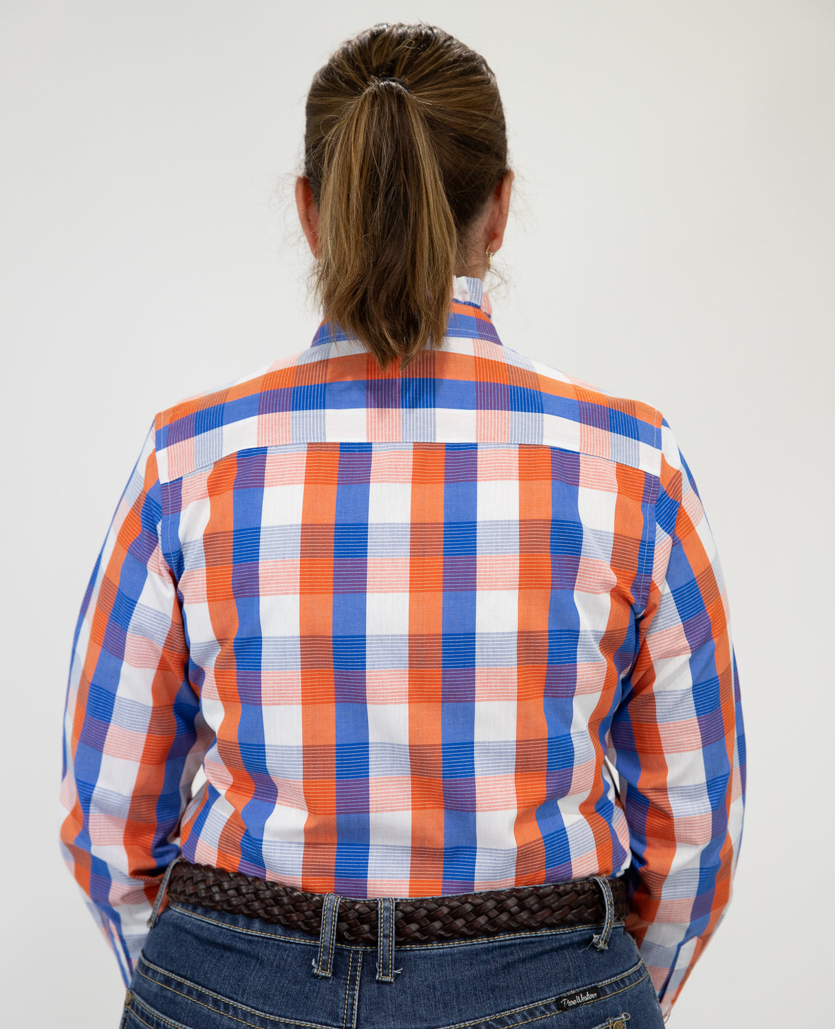 Chloe - Long Sleeve Collared Shirt WITH Ruffles