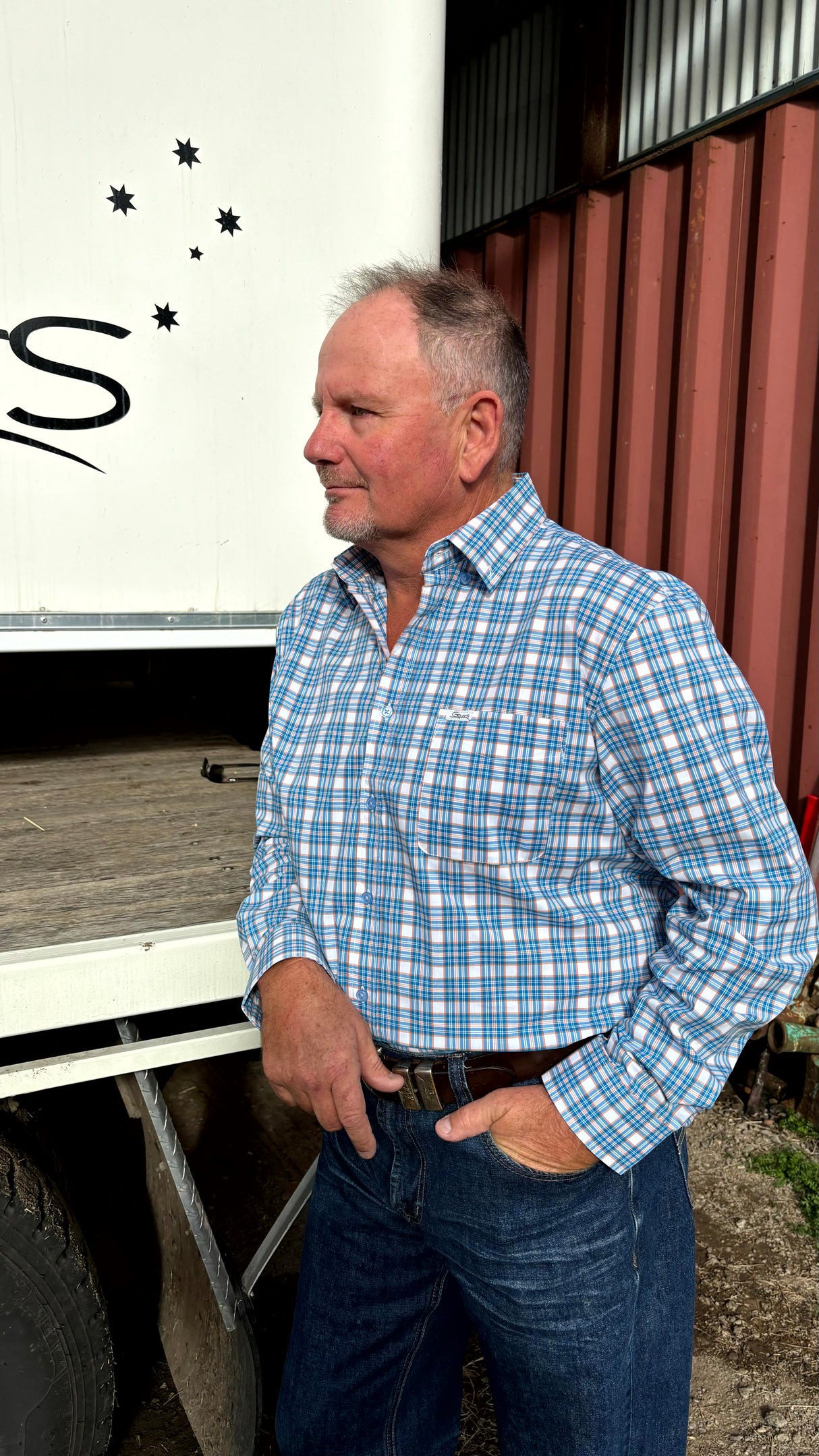 Colin - Mens Long Sleeve Cotton Dress Shirt