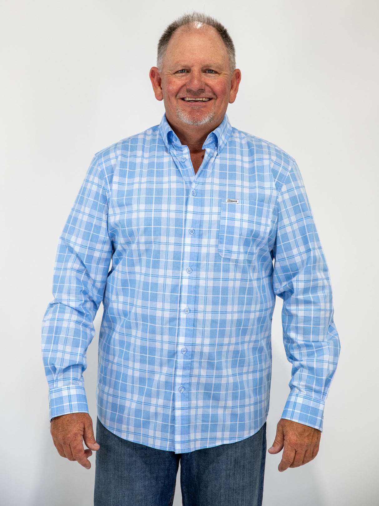 Dominic - Mens Long Sleeve Cotton Dress Shirt