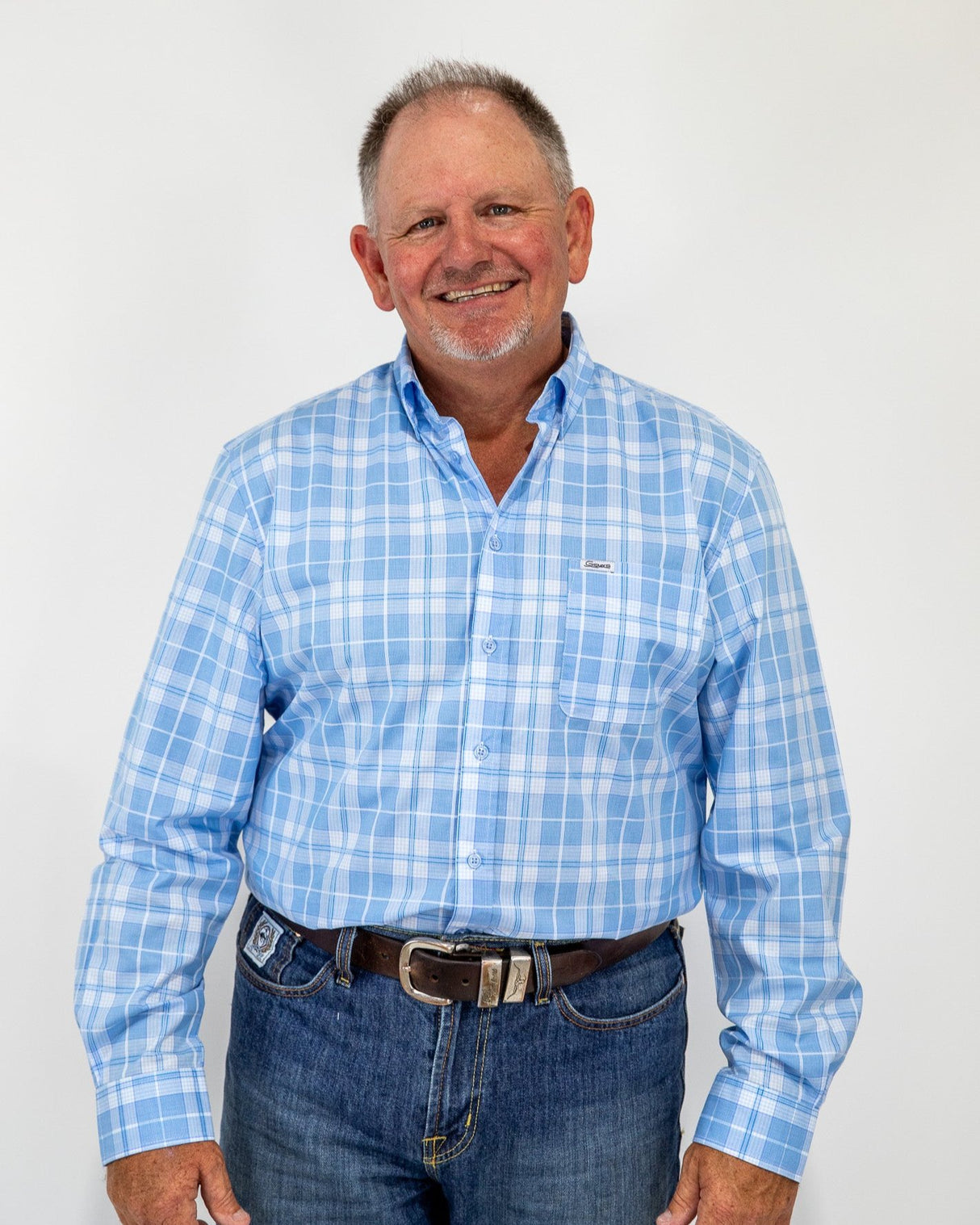 Dominic - Mens Long Sleeve Cotton Dress Shirt