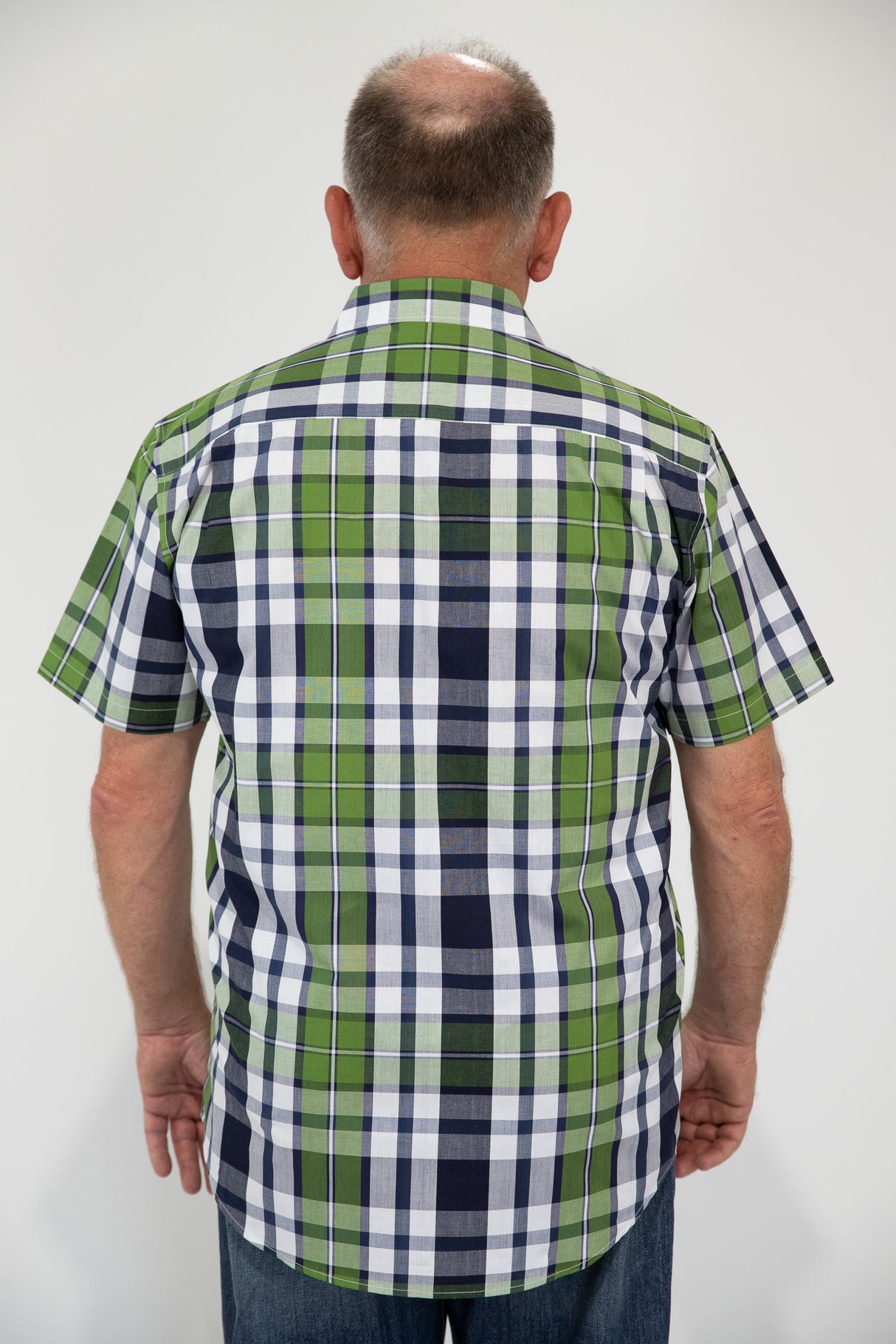 Hugh - Mens Short Sleeve Cotton Dress Shirt