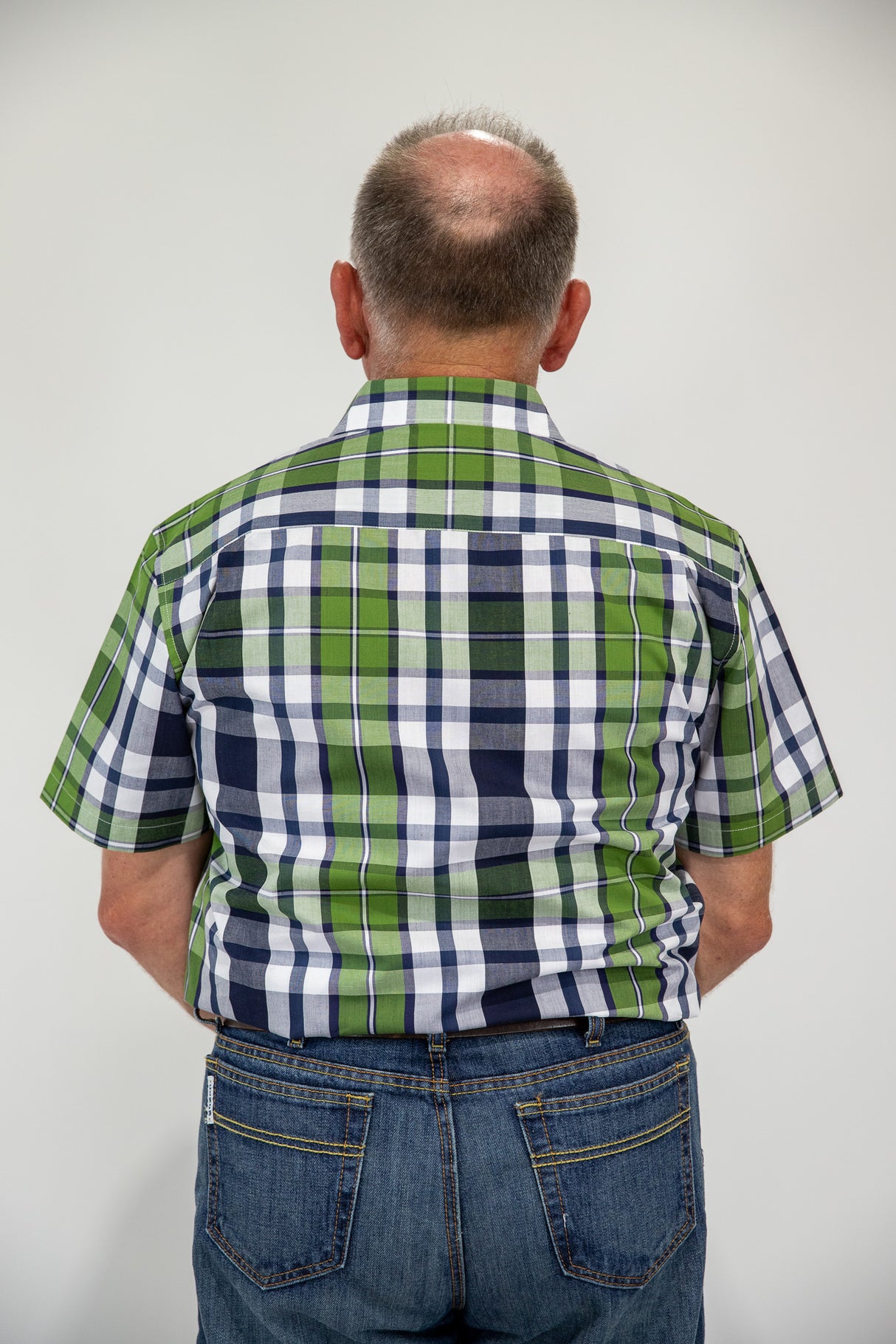 Hugh - Mens Short Sleeve Cotton Dress Shirt