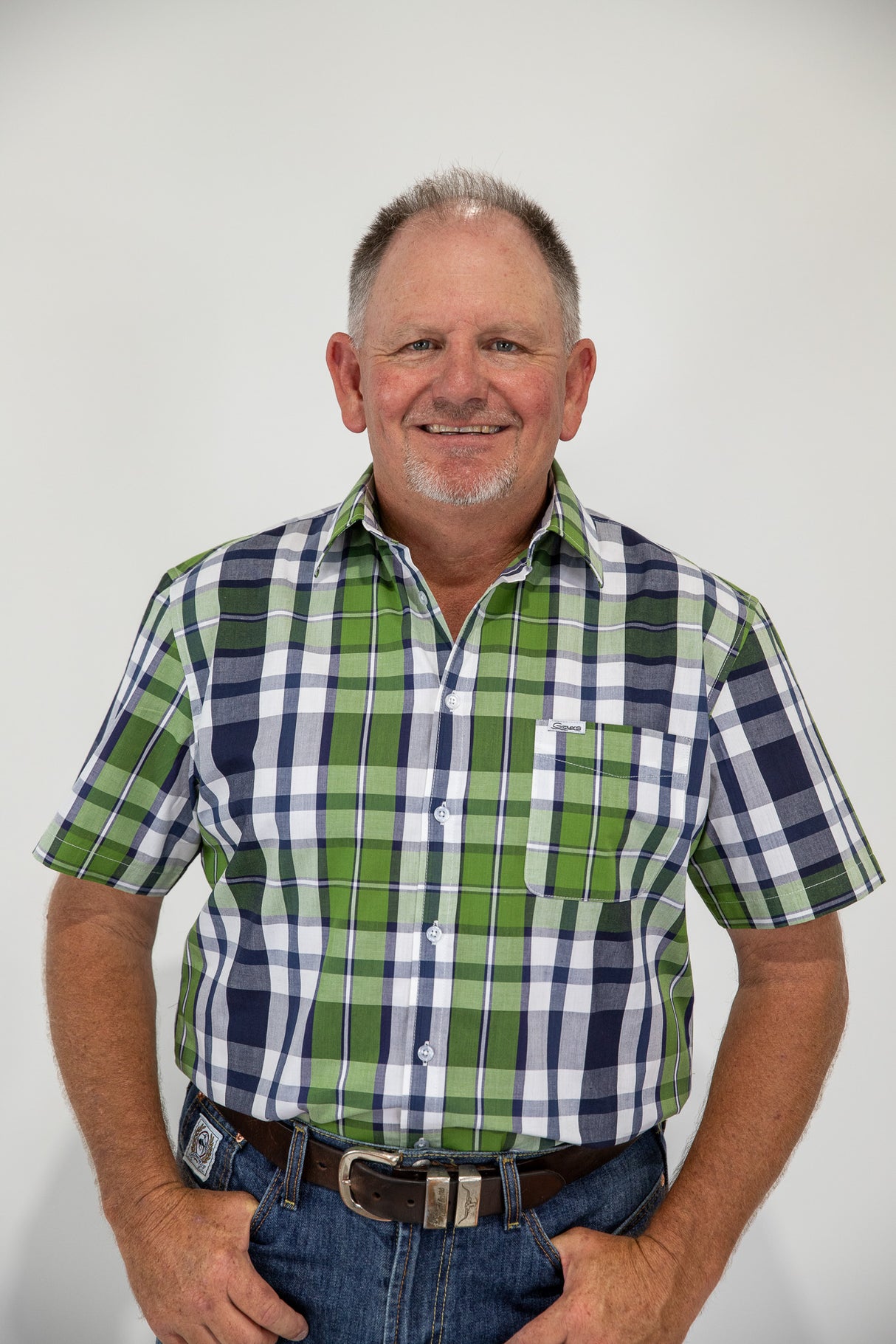 Hugh - Mens Short Sleeve Cotton Dress Shirt