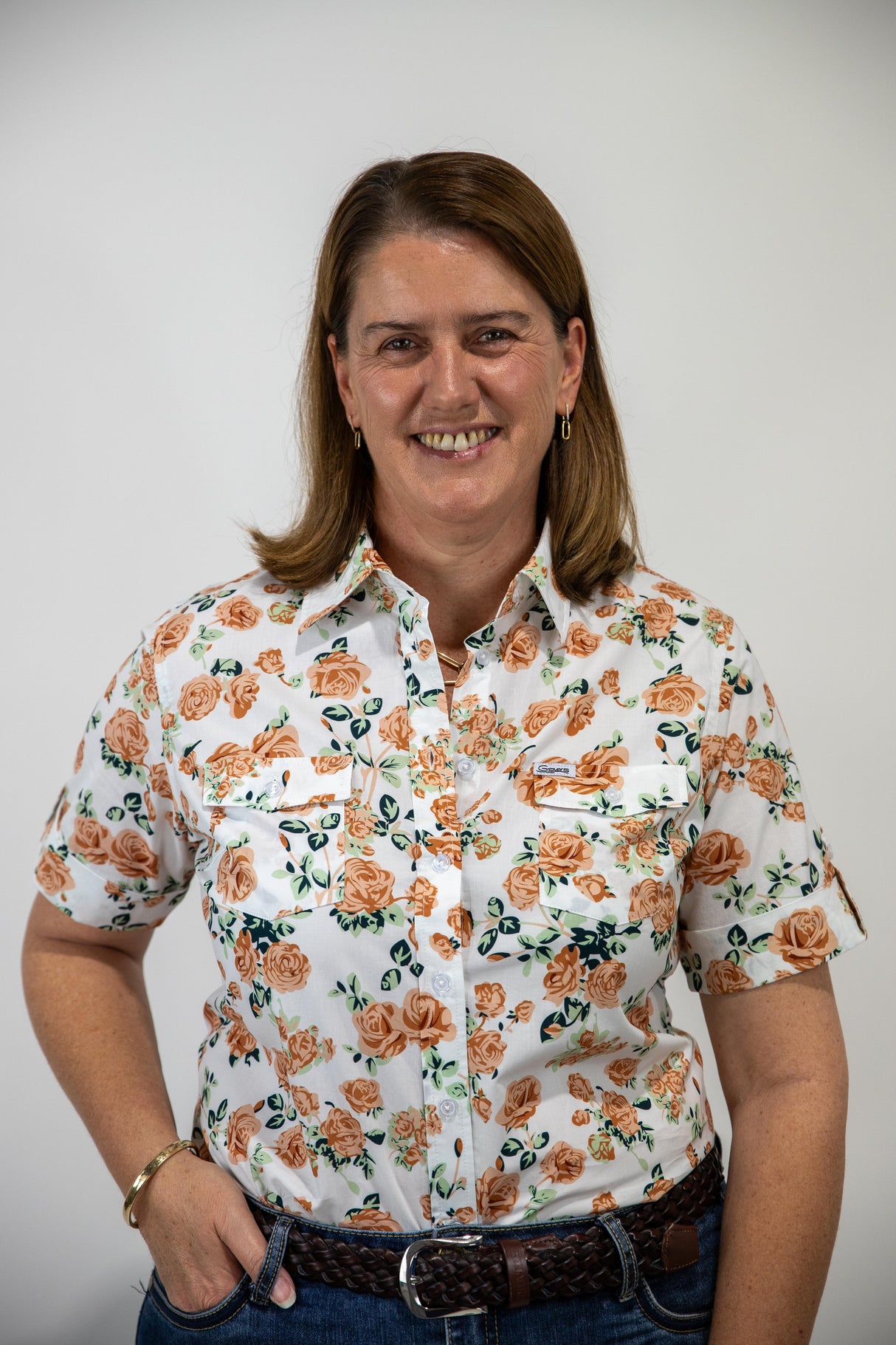 Kate - SHORT Sleeve Cotton Shirt