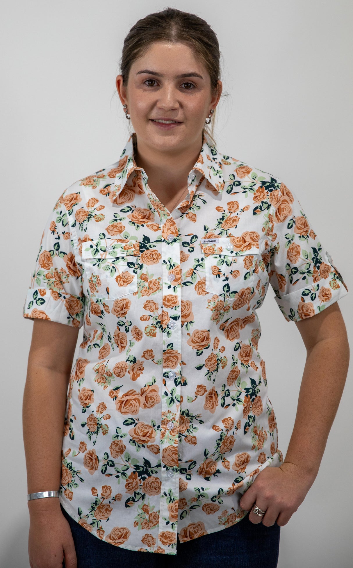 Kate - SHORT Sleeve Cotton Shirt