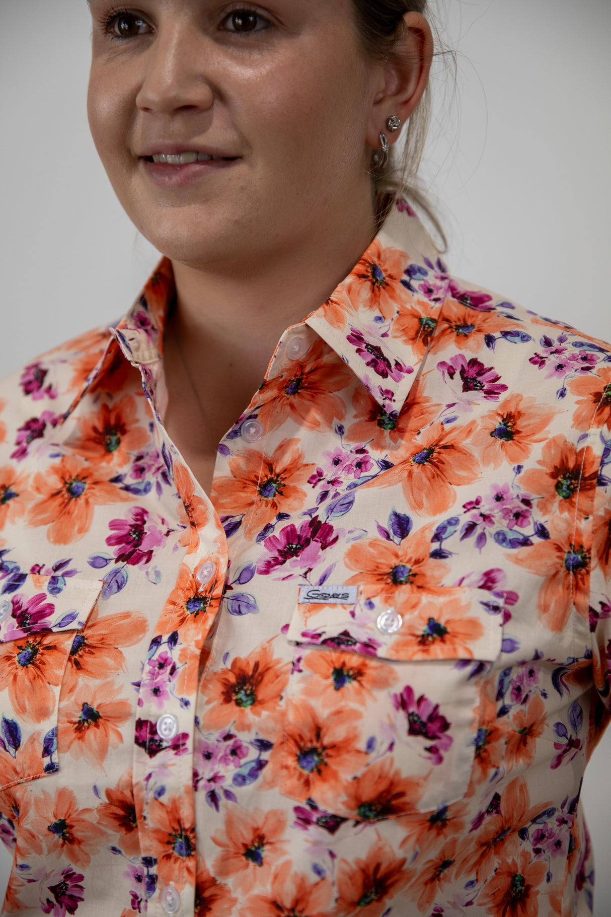 Kelsey - SHORT Sleeve Cotton Shirt