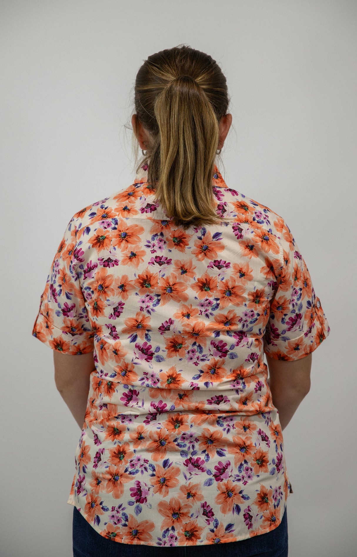 Kelsey - SHORT Sleeve Cotton Shirt