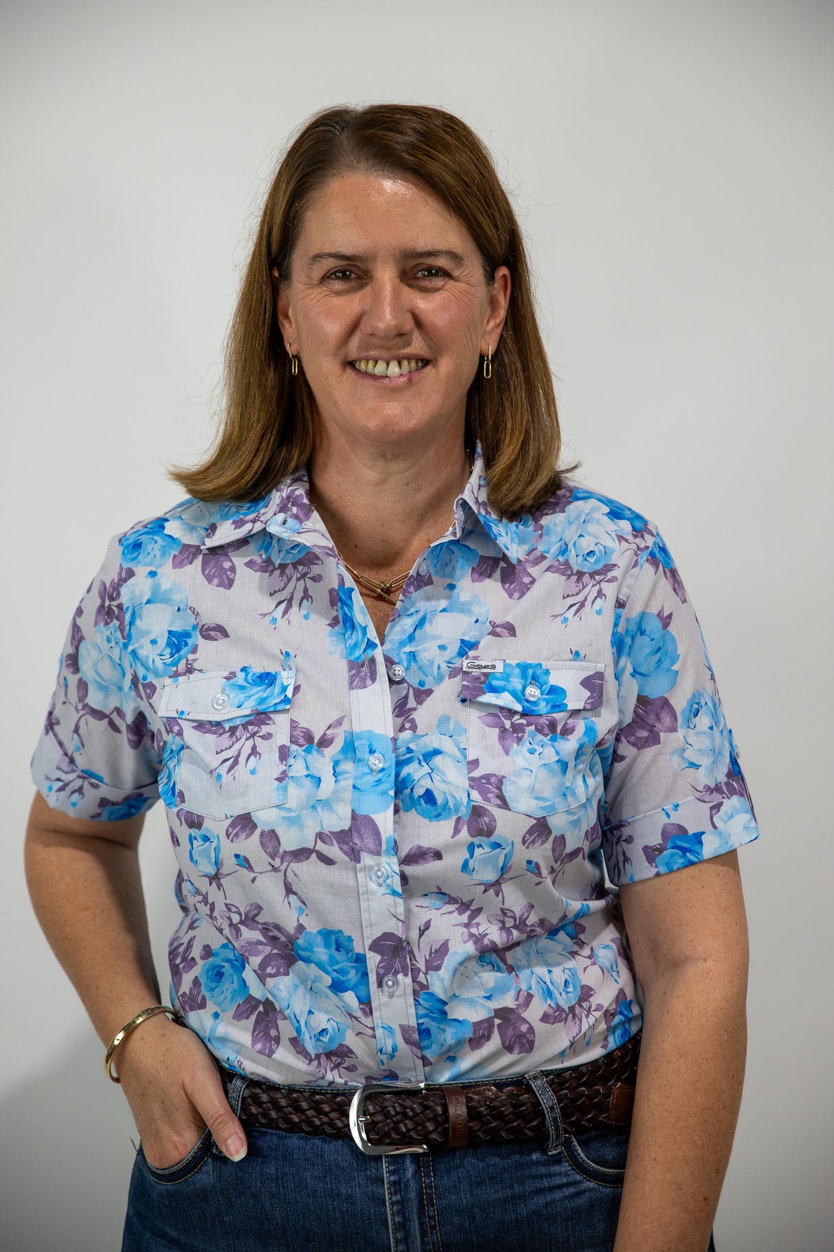 Bronte - SHORT Sleeve Cotton Shirt