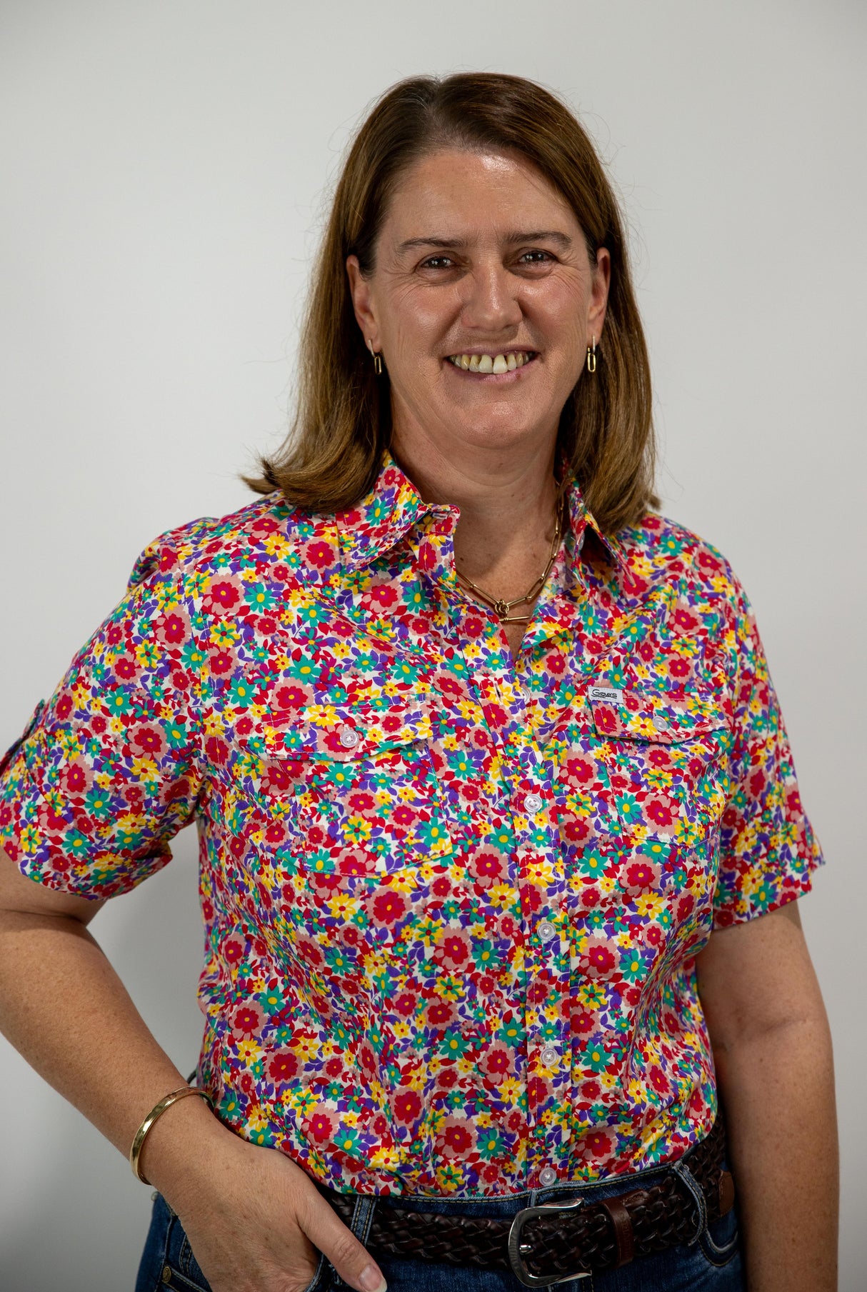 Jodie - SHORT Sleeve Cotton Shirt