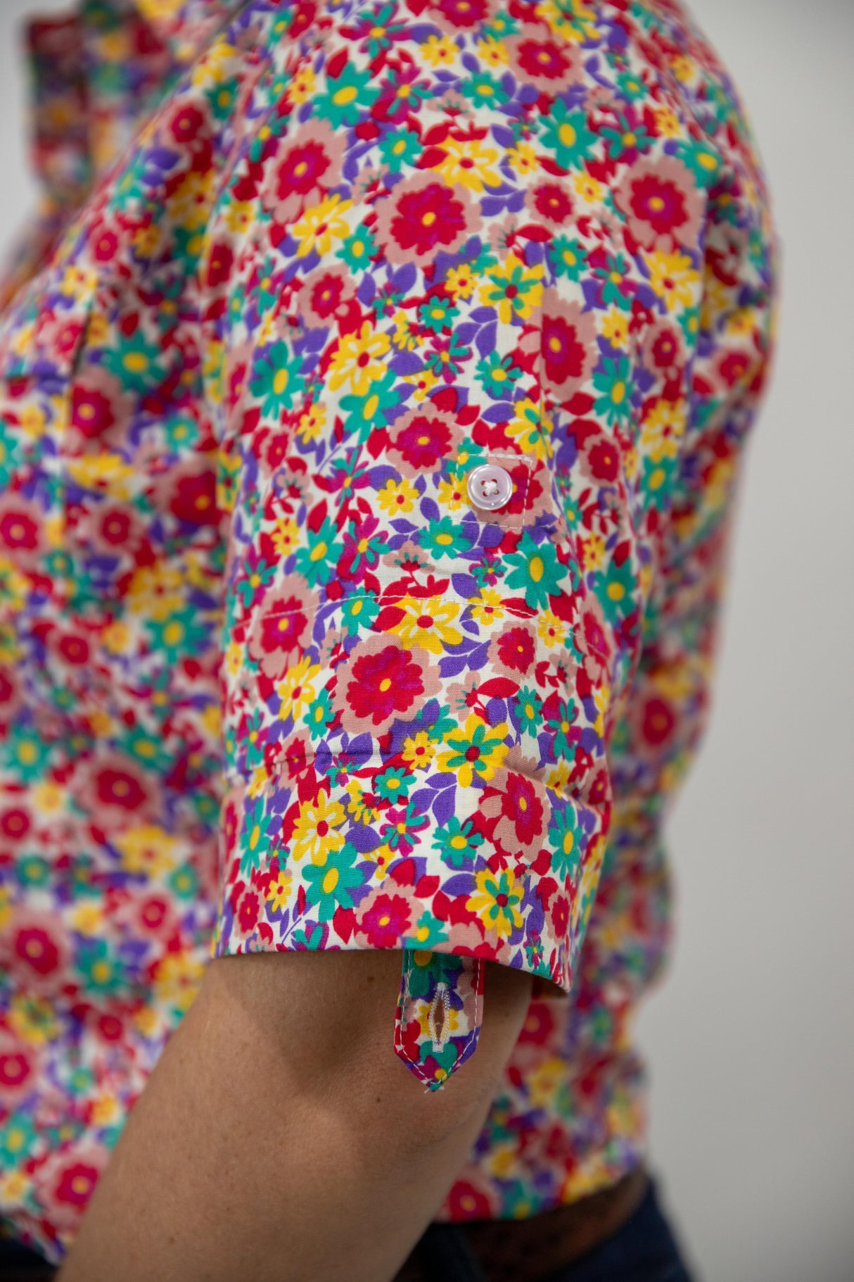 Jodie - SHORT Sleeve Cotton Shirt