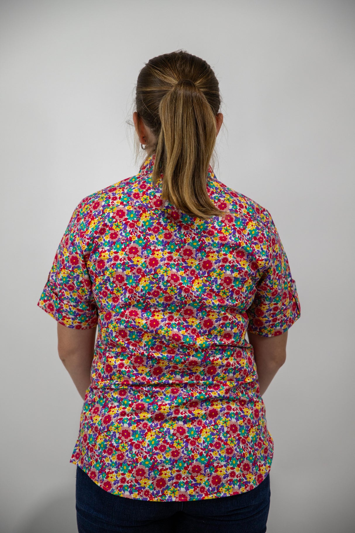 Jodie - SHORT Sleeve Cotton Shirt