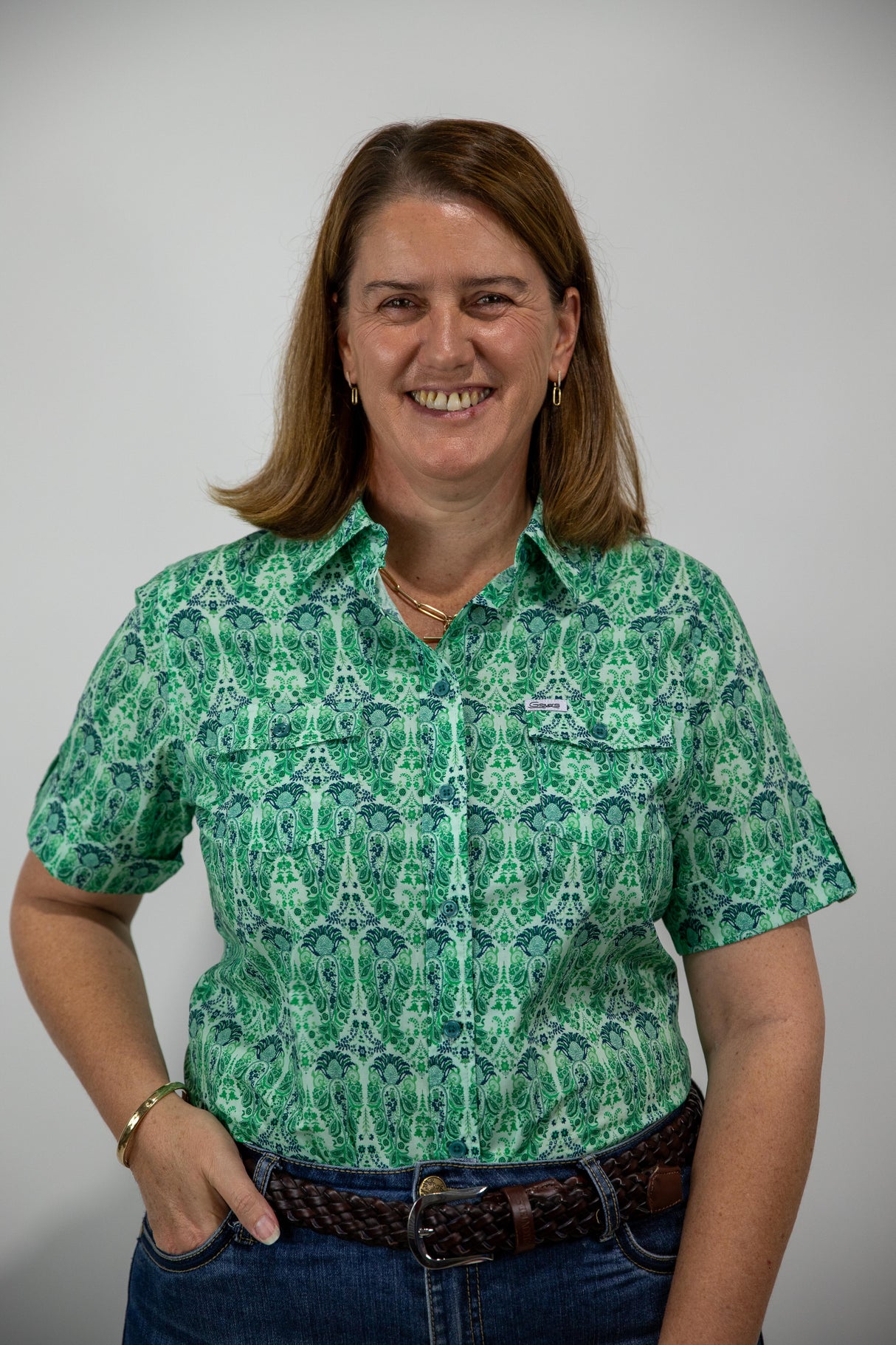 Julie - SHORT Sleeve Cotton Shirt