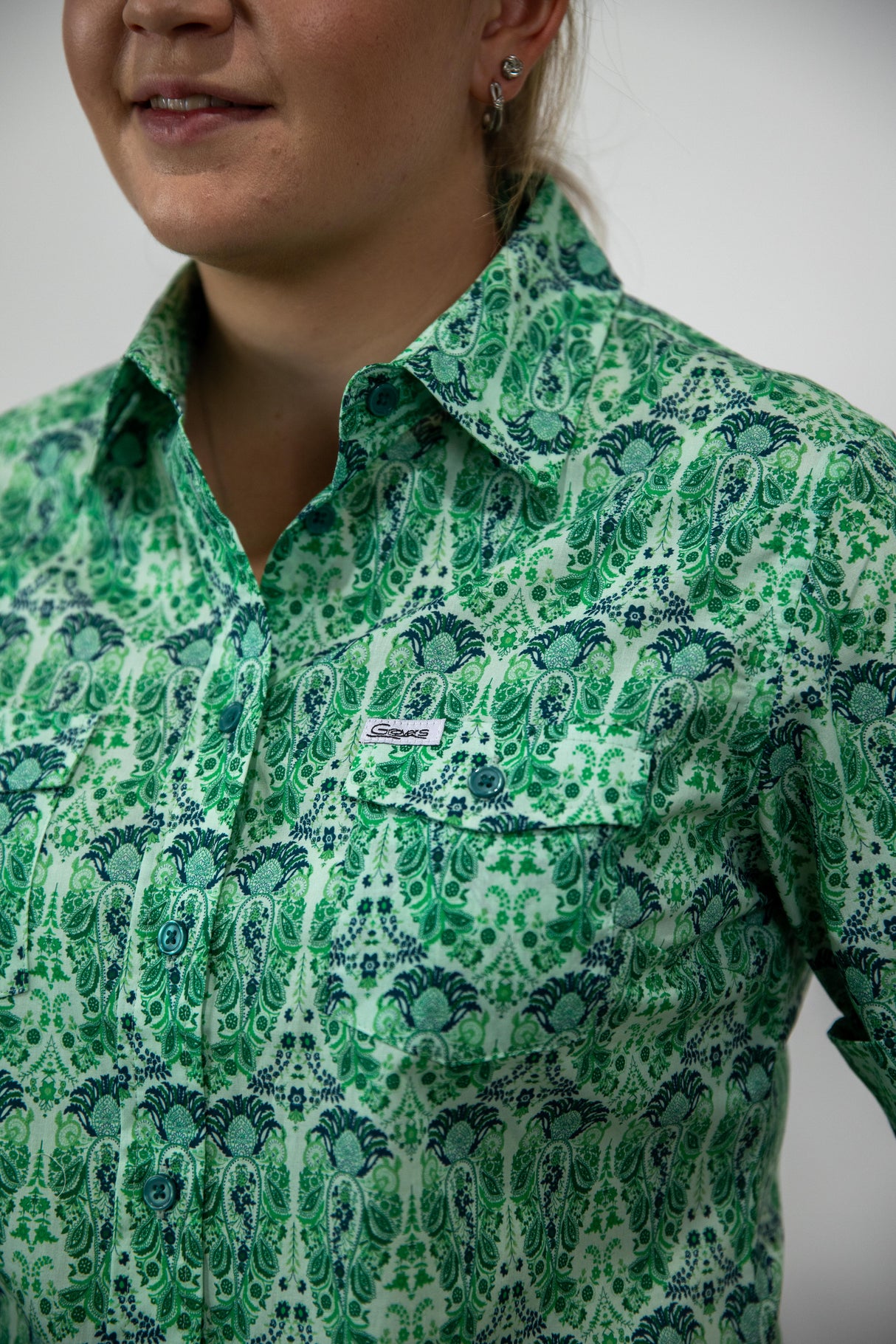 Julie - SHORT Sleeve Cotton Shirt