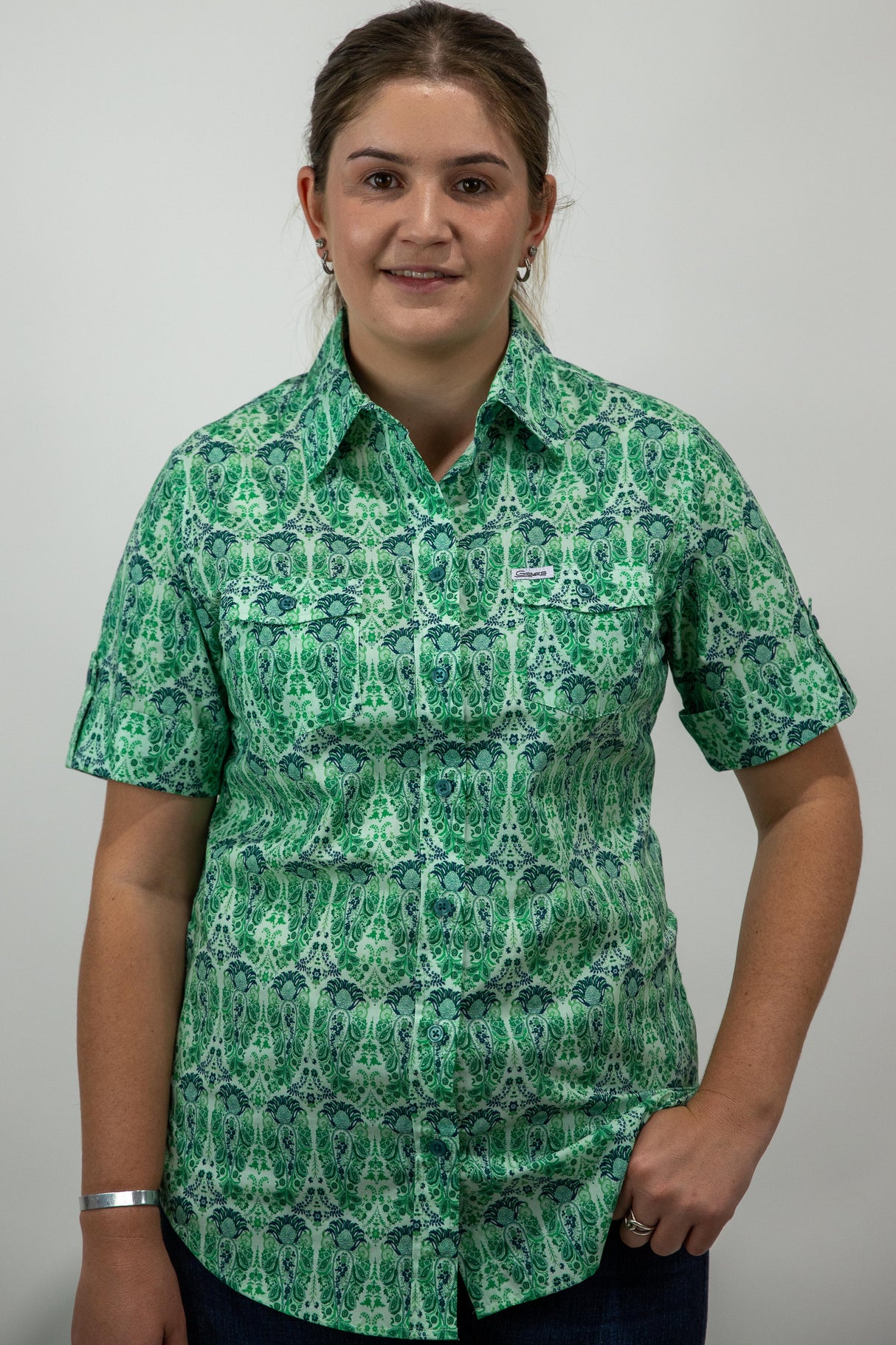 Julie - SHORT Sleeve Cotton Shirt