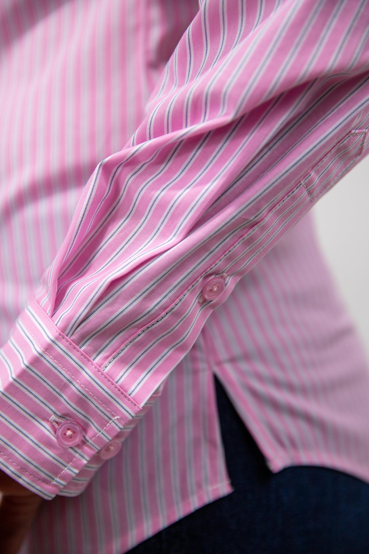 Lilly - Collared Long Sleeve Cotton Shirt