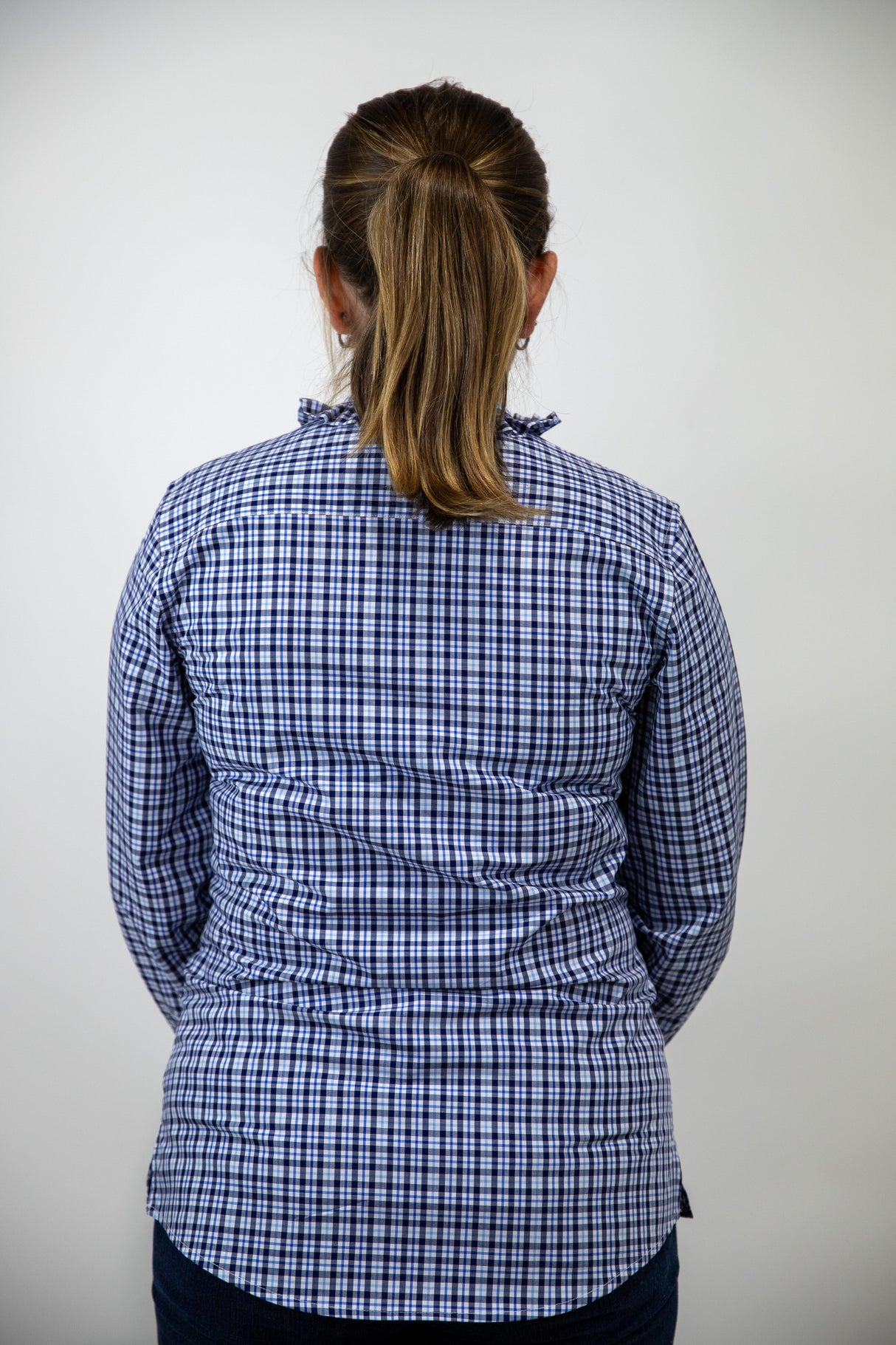 Felicity - Long Sleeve Collared Shirt WITH Ruffles