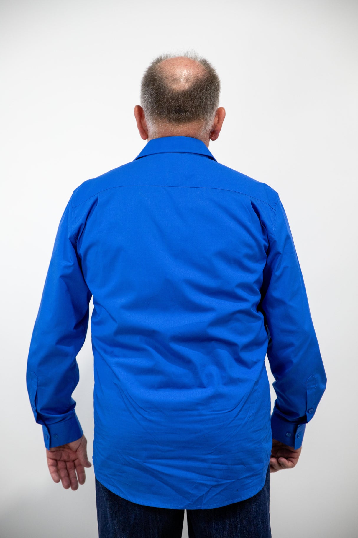 Brad- Mens 1/2 Button Long Sleeve Cotton Shirt