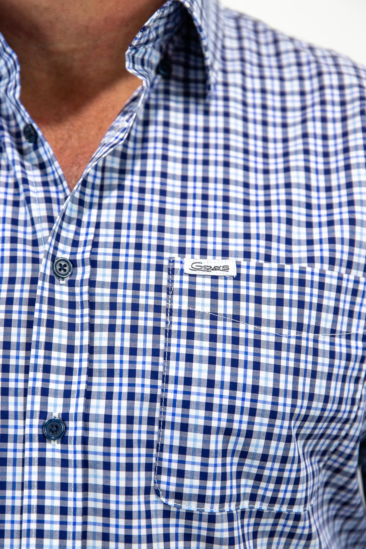 Fletcher - Mens Long Sleeve Cotton Dress Shirt