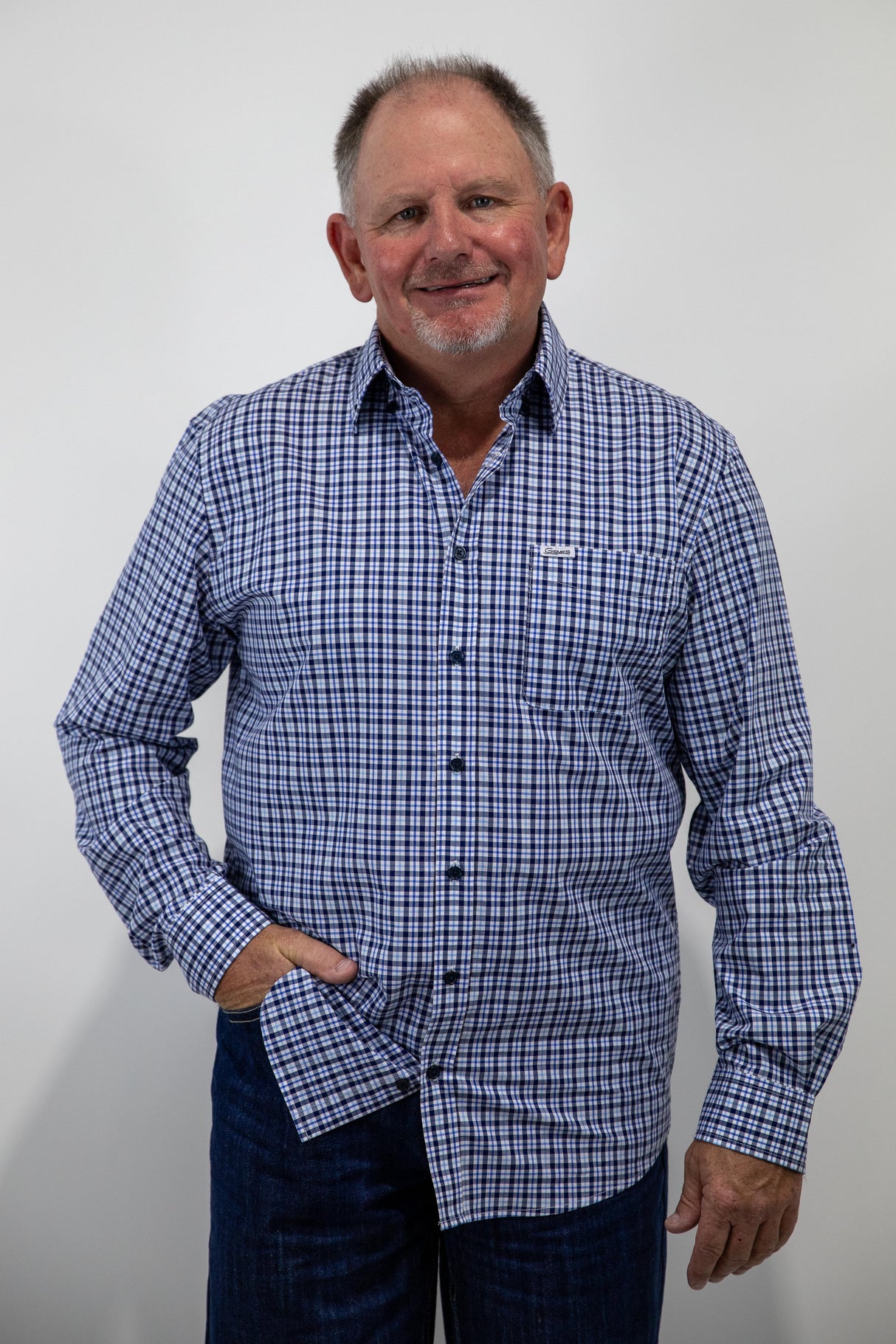 Fletcher - Mens Long Sleeve Cotton Dress Shirt