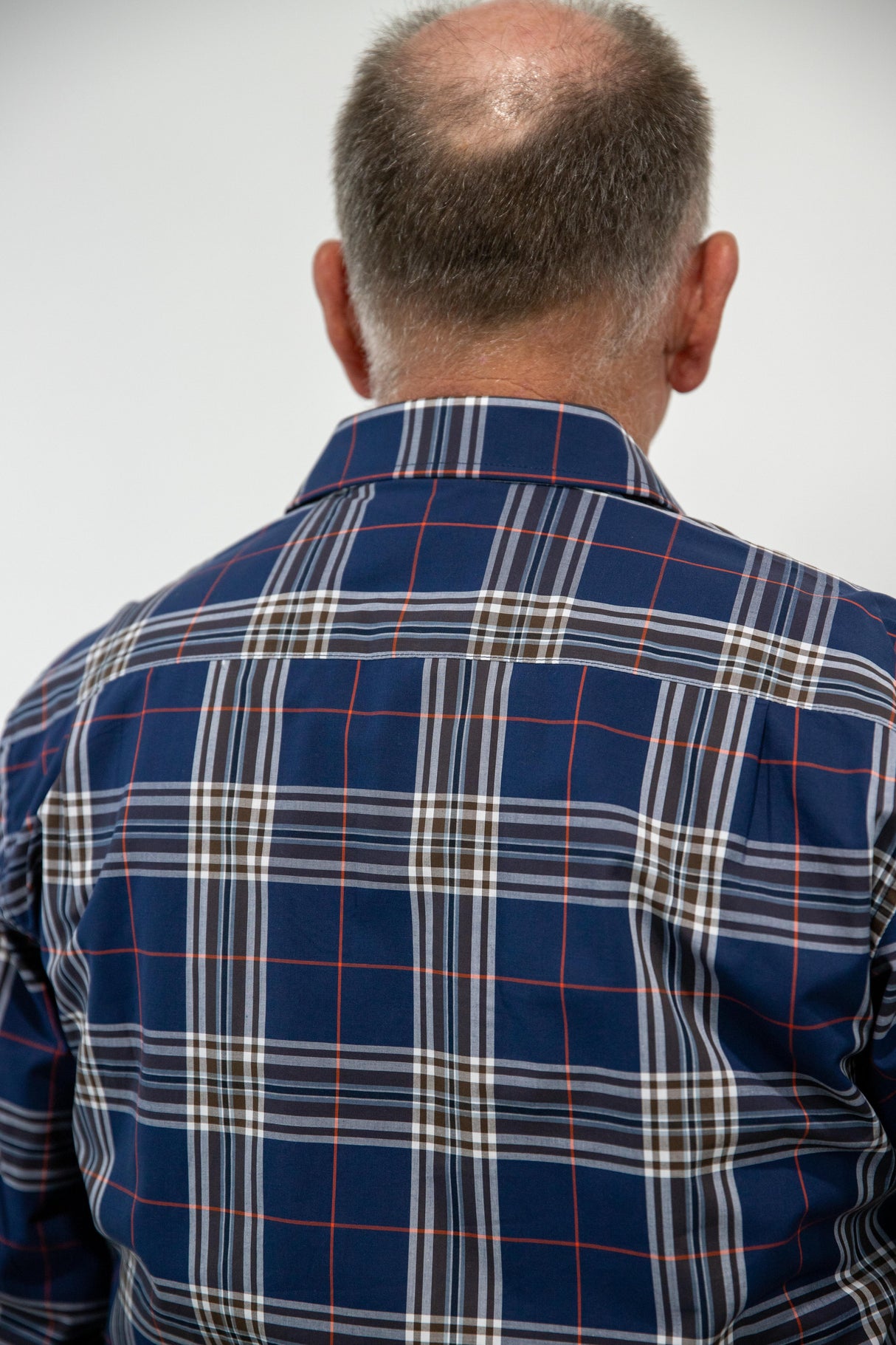 Jake- Mens 1/2 Button Long Sleeve Cotton Shirt