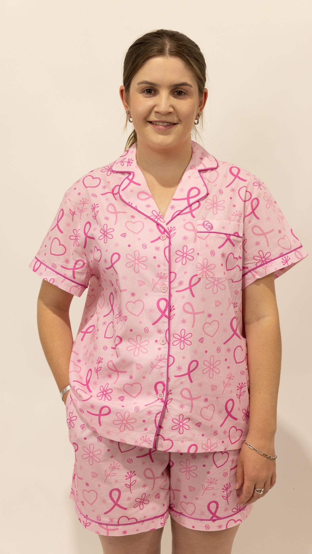 Breast Cancer Awareness Cotton Pyjamas