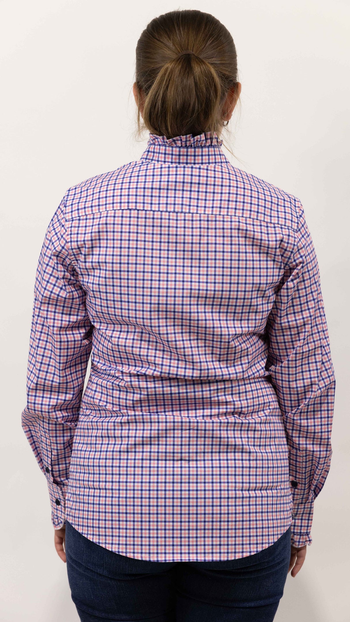 Petrina - Long Sleeve Collared Shirt WITH Ruffles