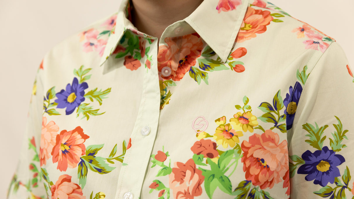 Maryanne - SHORT Sleeve Cotton Shirt