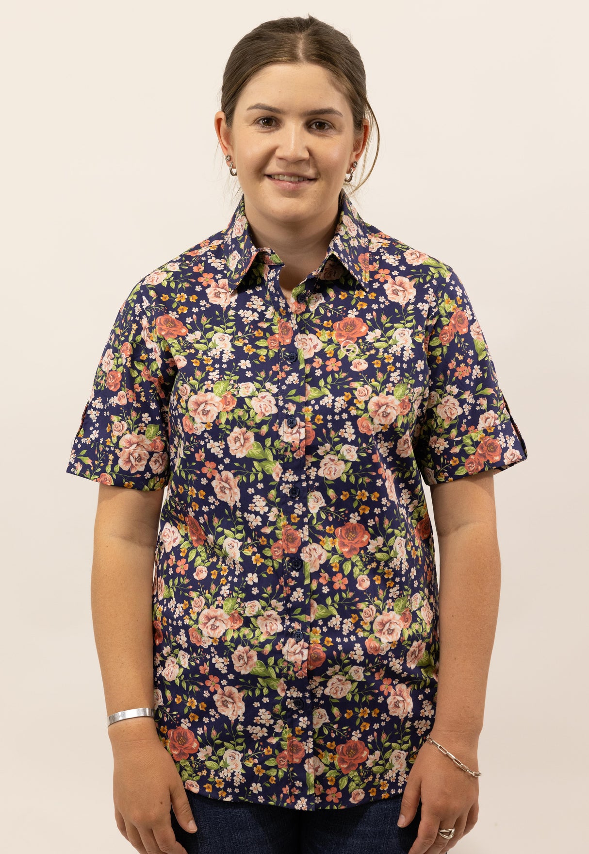 Hayley - SHORT Sleeve Cotton Shirt