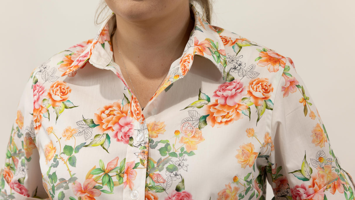 Vera - SHORT Sleeve Cotton Shirt