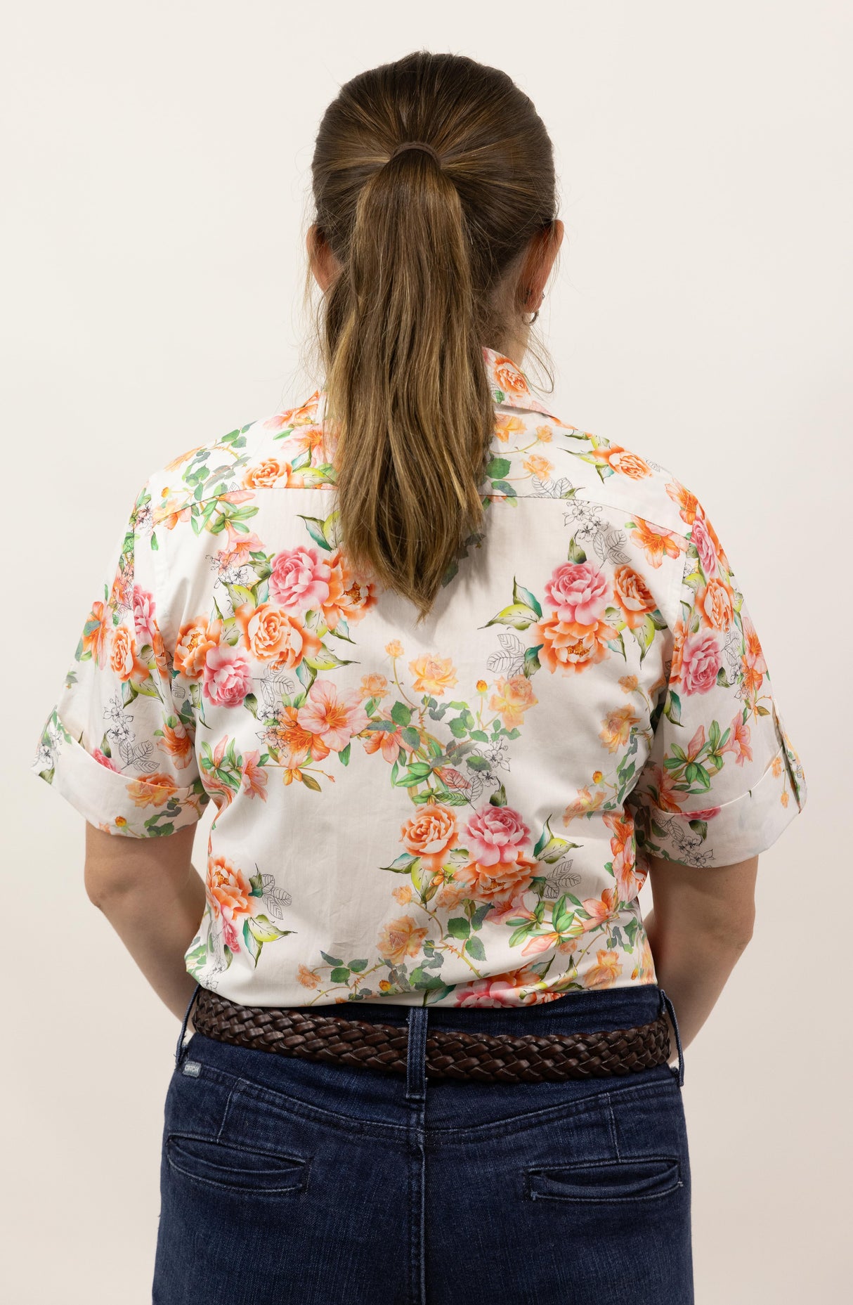 Vera - SHORT Sleeve Cotton Shirt