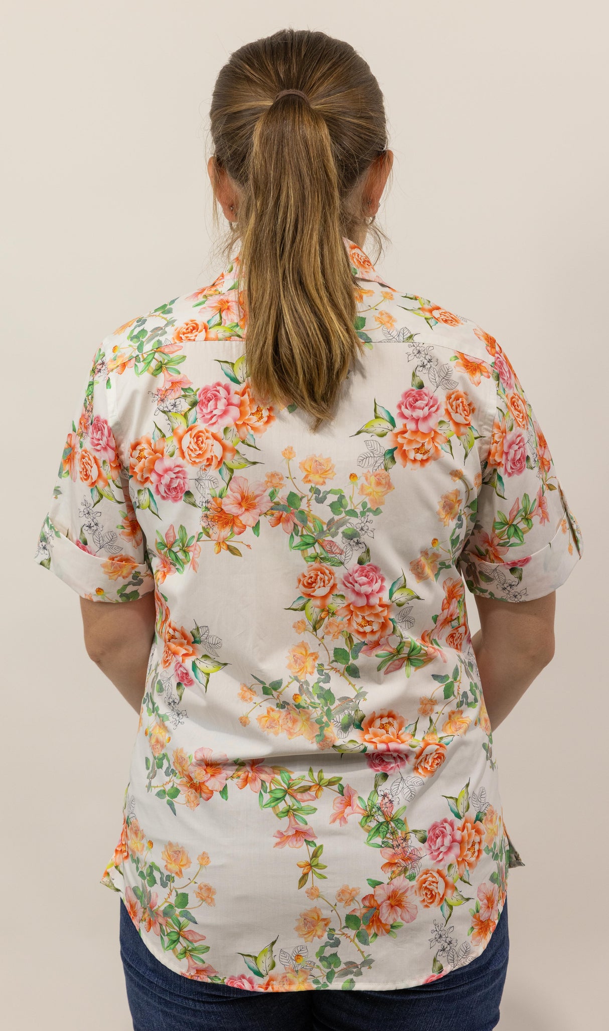 Vera - SHORT Sleeve Cotton Shirt