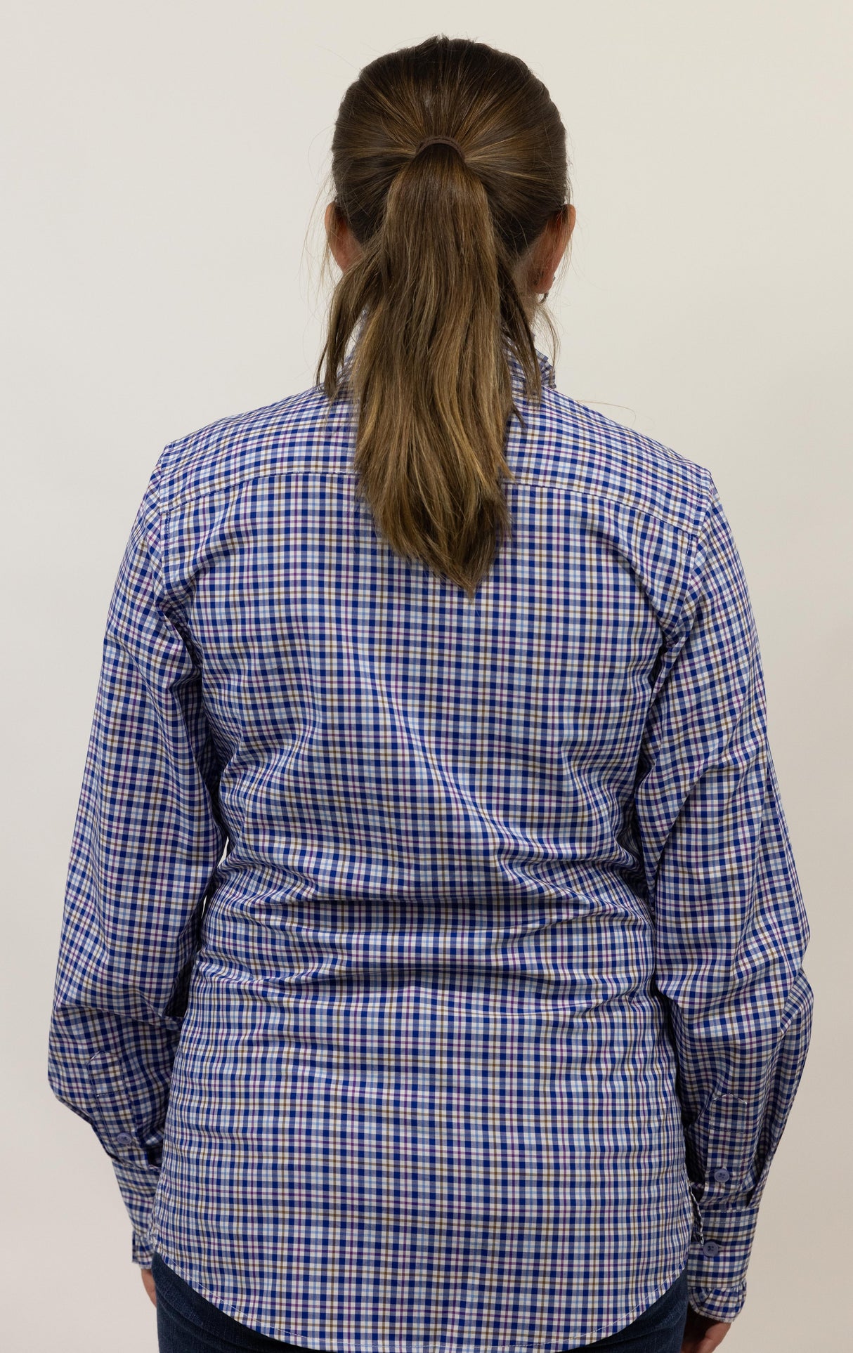 Sarah - Long Sleeve Collared Shirt WITH Ruffles