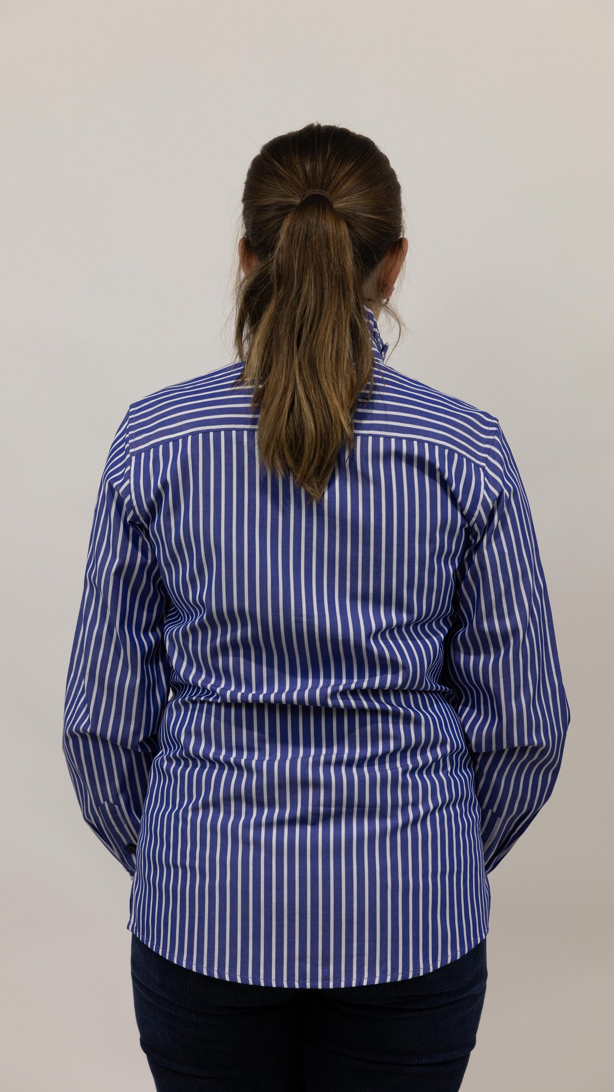 Reagan - Long Sleeve Collared Shirt WITH Ruffles