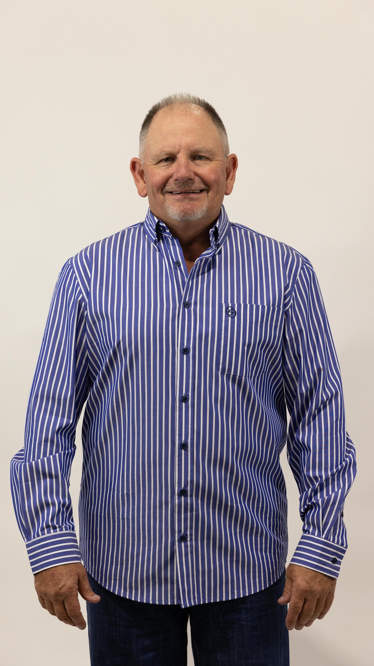 Robbie - Mens Long Sleeve Cotton Dress Shirt