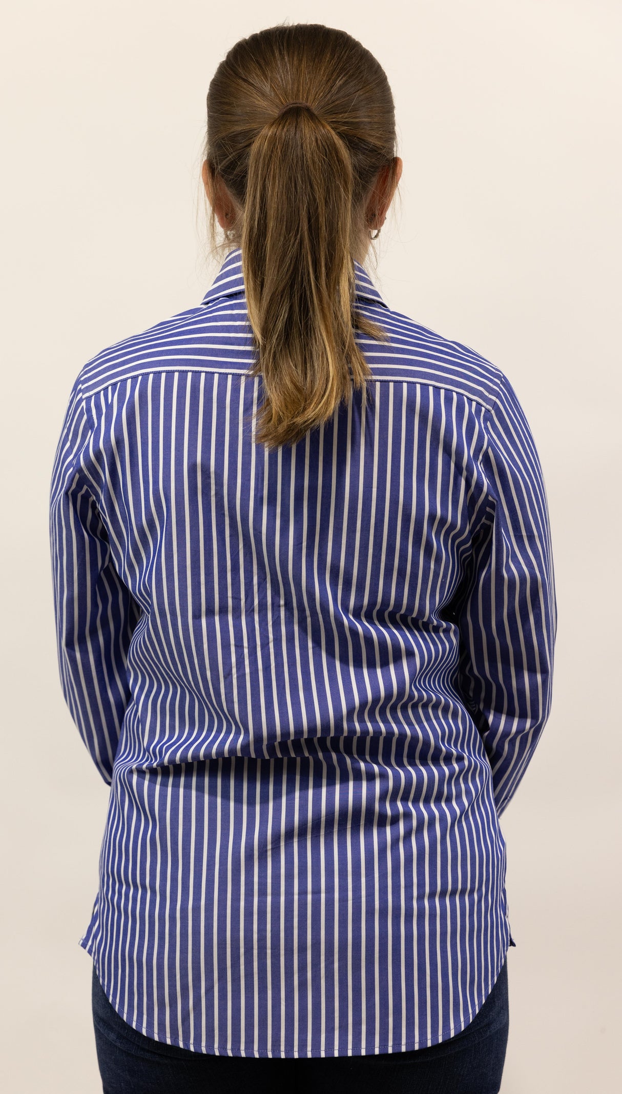 Rachel - Collared Long Sleeve Cotton Shirt