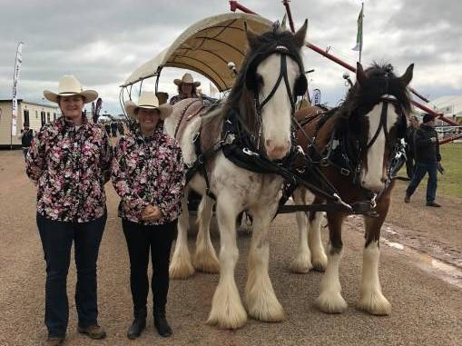 Rural Aid Gets A Boost From Colonial Clydesdale Team (wearing our shirts!) copy