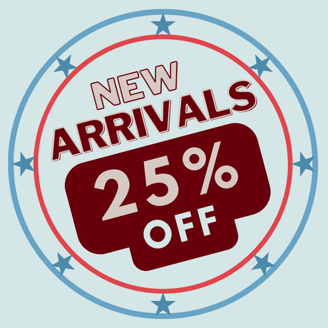 25% OFF NEW ARRIVALS COLLECTION
