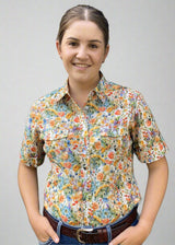 Alice - SHORT Sleeve Cotton Shirt