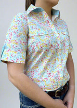 Elouise - SHORT Sleeve Cotton Shirt