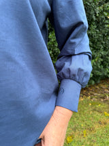 Elise - Navy Blouse