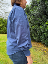 Elise - Navy Blouse
