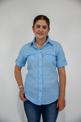 Lola - SHORT Sleeve Cotton Shirt