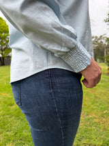 Elise - Light Blue Blouse