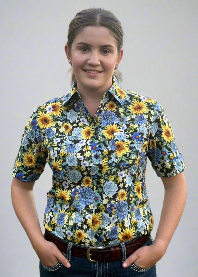 Samantha - SHORT Sleeve Cotton Shirt