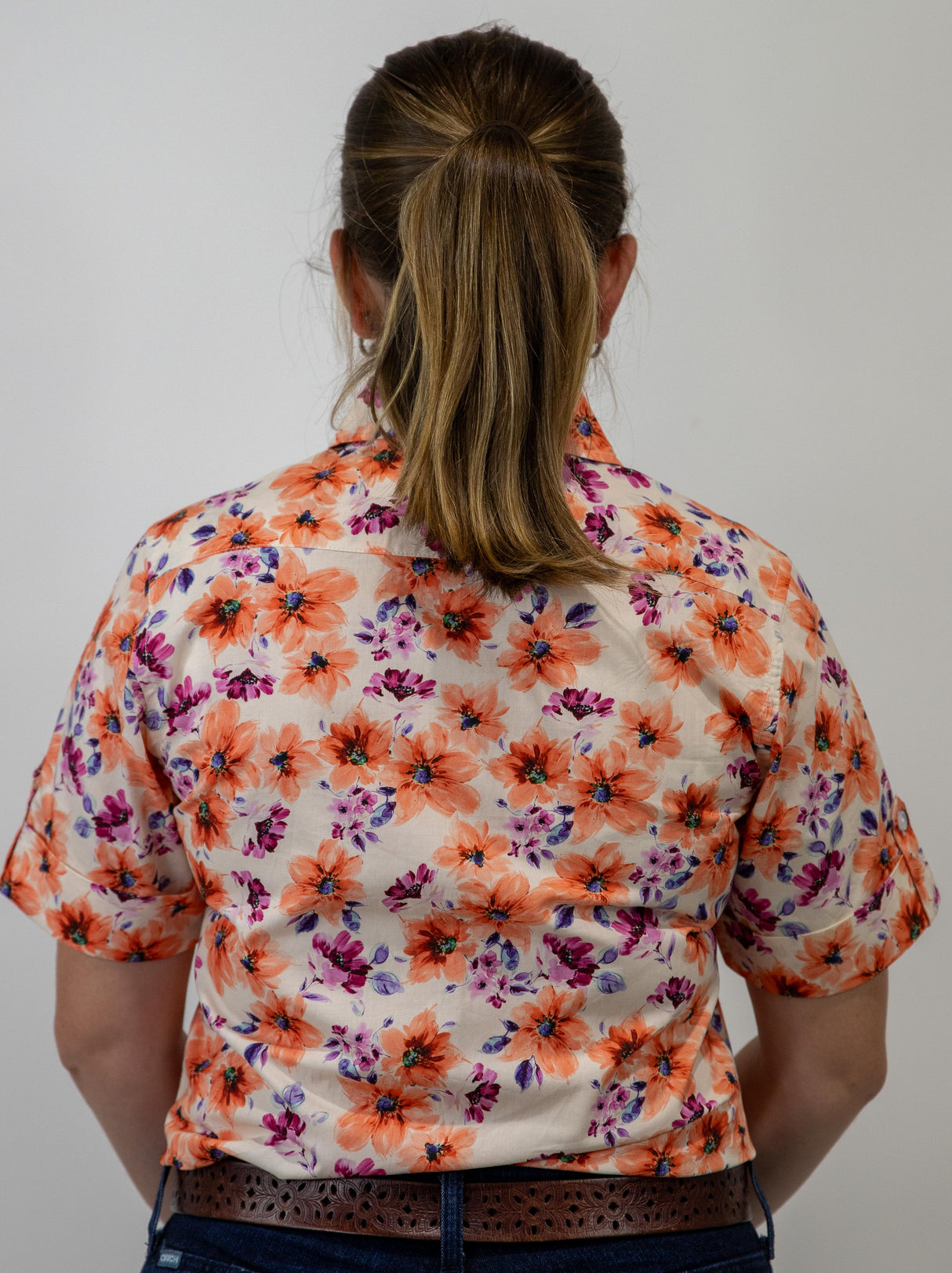 Kelsey - SHORT Sleeve Cotton Shirt