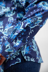 Jacinta - Collared Long Sleeve Cotton Shirt